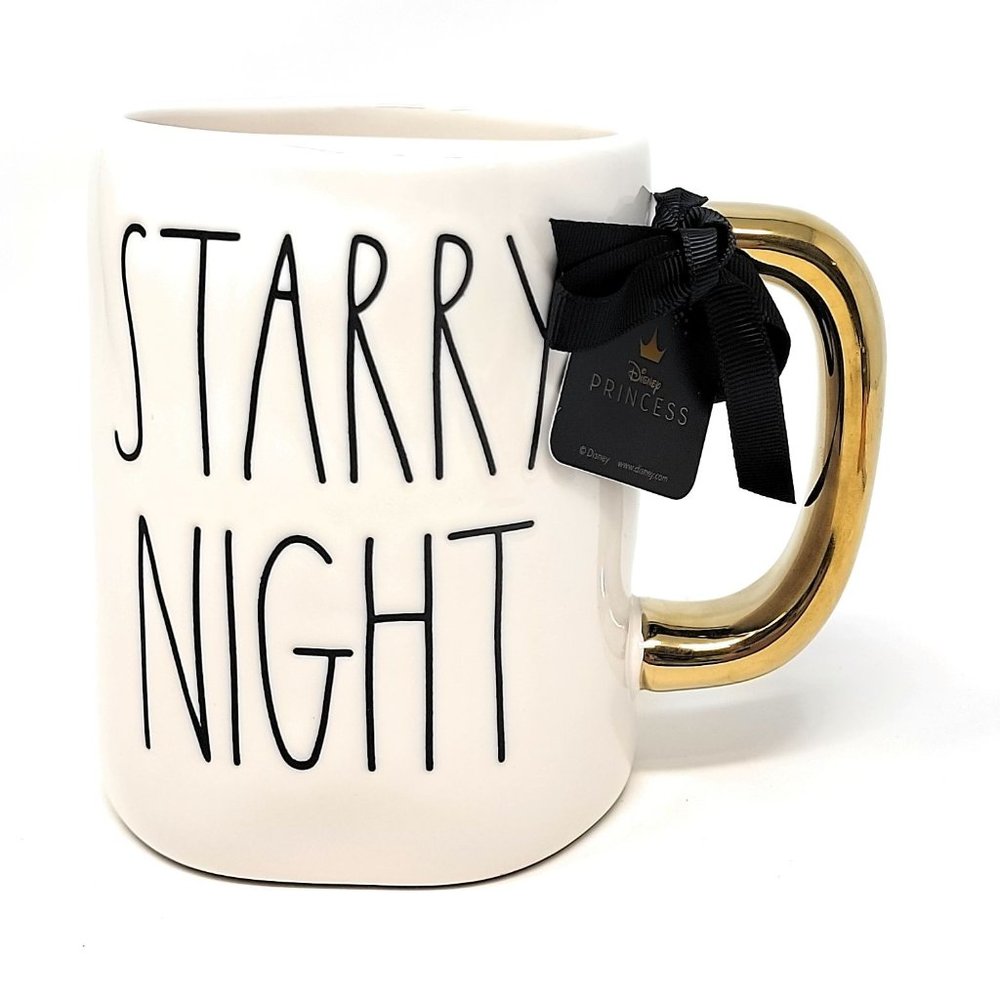 Rae Dunn Disney Aladdin Jasmine Princess Starry Night Coffee Mug - Picture 2 of 5